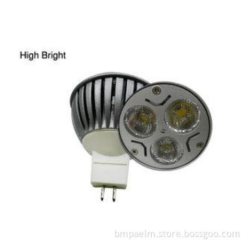 3W 250lm AC / DC 12V SMD 2600 - 3700K Aluminium Alloy Energ